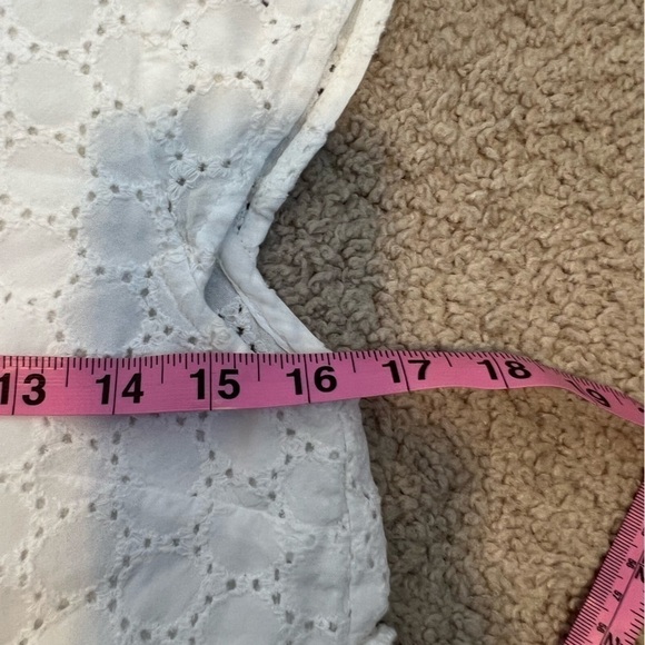 Sim‎ & Sam Women’s White Ruffle Top Size Small - Picture 10 of 11